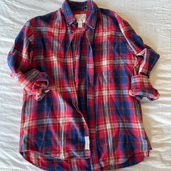 St. John’s Bay Plaid Classic Fit Men’s Cotton Flannel - Picture 1 of 8